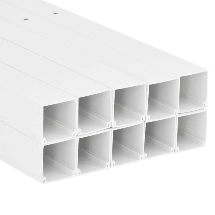 Cache Câble Fermeture Clic Goulotte Câble Aluminium My Wall HZ2 - 60mm Large, Fermeture à Clic Solution Rangement Bureau