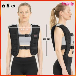 Gilet lesté réglable de 50 kg pour homme - Perte de poids