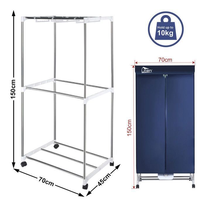 Ehskzjh Sèche-Linge Chauffant 1200 W, 3 Sèche-Linge Électriques