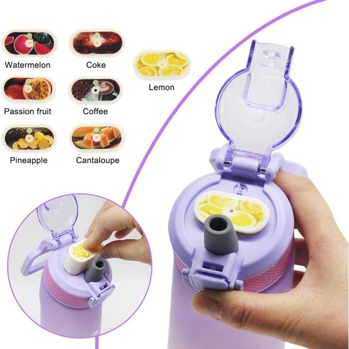 Gourde D'eau Parfumée Bouteille D'eau Air Up Avec Ensemble De Dosettes De Saveur Et Paille 750ml, Bouteille De Boisson Pour Sports De Plein Air, Fitness, Mode, 0 Sucre, 0 Calories Acheter U00e0