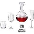 Service de verres 19 pièces Waterfall - Table Passion Transparent-0