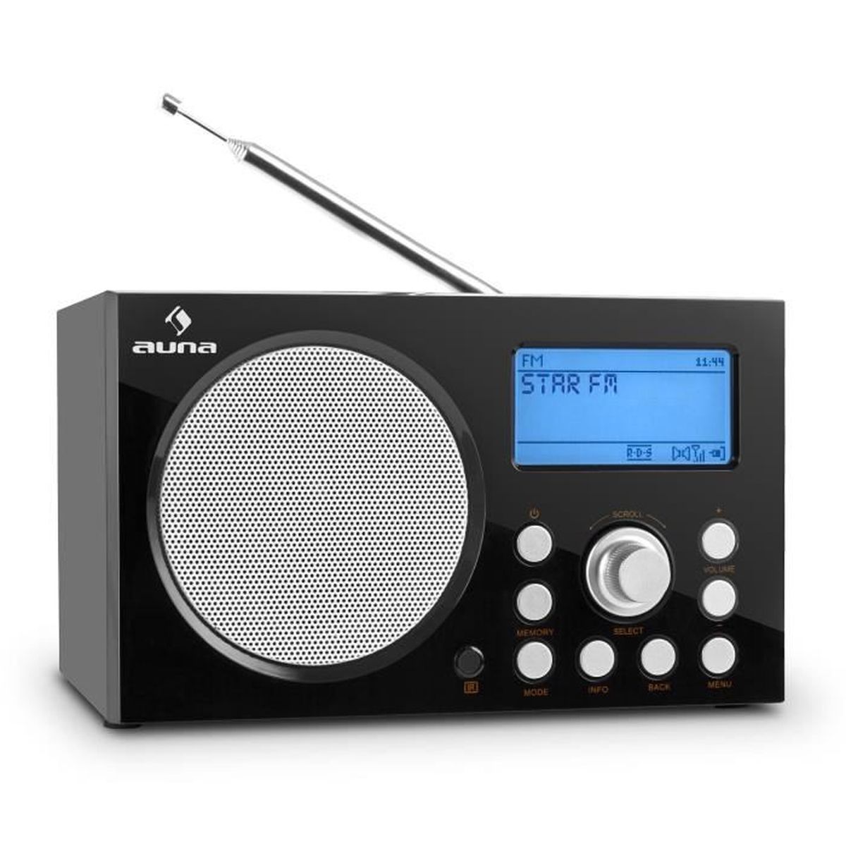 Auna IR140 Radio numérique wifi, DAB/DAB+ et FM, port USB