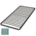 EBAC LITERIE Sommier à lattes + pieds 80x190 Epsilon - 20 lattes bois - Fabrication française