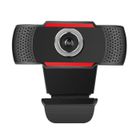 BRAND Webcam HD 720P à mise au point automatique USB Vidéo Live Web Caméra Cam / Microphone pour PC de bureau Rouge