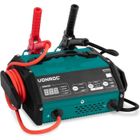 VONROC Chargeur de batterie avec démarrage rapide - Max. 15A - Pour batterie au plomb 6V et 12V
