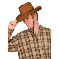 Chapeau de cowboy - BOLAND - Cow-boy - Marron - Mixte - Accessoire de déguisement