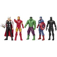 pack de 5 figurines 15 cm des Avengers, dès 4 ans Marvel Avengers Beyond Earth's Mightiest