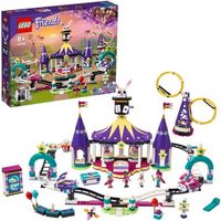 LEGO® 41685 Friends Les montagnes russes de la fête foraine magique, parc d’attraction, jouet fille et garçon de 8 ans et plus