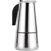 Carnaval Commerçant Moka Pot, cafetière en acier inoxydable, réchaud à café expresso Moka Pot en acier inoxydable 100 ml - [242]