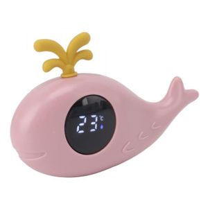 Thermomètre de bain pour bébé et jouet de salle de bain flottant Thermomètre  de sécurité pour baignoire Ours polaire Blanc