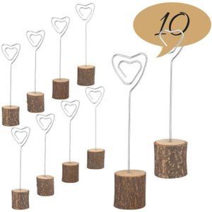 Argent WINOMO 10 pcs Place pour carte Memo support Photo Clip Support 