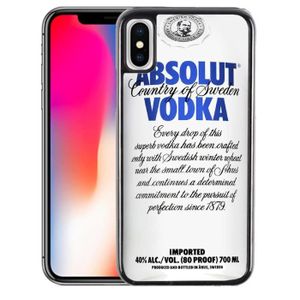 VODKA Coque iPhone XS Absolut Vodka