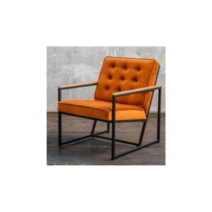 Pkline fauteuil CAZY Dans Vintage-Cognac Relax Fauteuil Lounge Fauteuil Fauteuil télé confortable