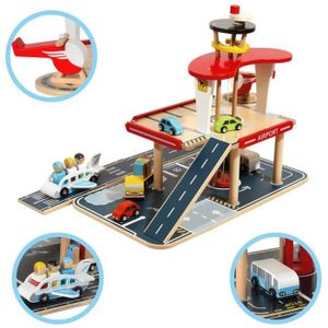 Cadeau pour No/ël e Anniversaire ZUJI Garage Voiture Enfants 3 /étages Parking Station a Voiture Circuit Voiture avec 8 Voitures