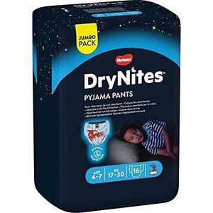 COUCHE Sous-vêtements de nuit DryNites pour garçons de 4 