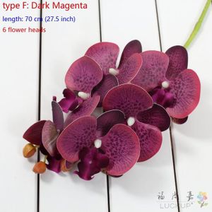 FLEUR ARTIFICIELLE F Magenta sombre - Fleur Artificielle En Soie 1 Ti