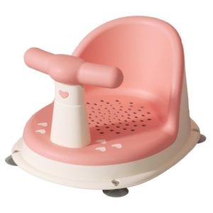 ASSISE BAIN BÉBÉ Drfeify Siège de bain bébé ajustable confortable avec ventouses puissantes