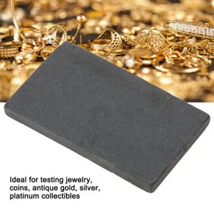 Hililand Test d'or Kit d'acide pratique pour tester l'or Ensemble d'outils  de bijoux en pierre de touche - Cdiscount Informatique