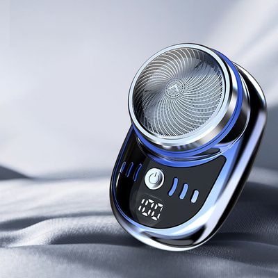 Mini Rasoir électrique 2 En 1 Portable – Tondeuse Et Grattoir Pour Homme