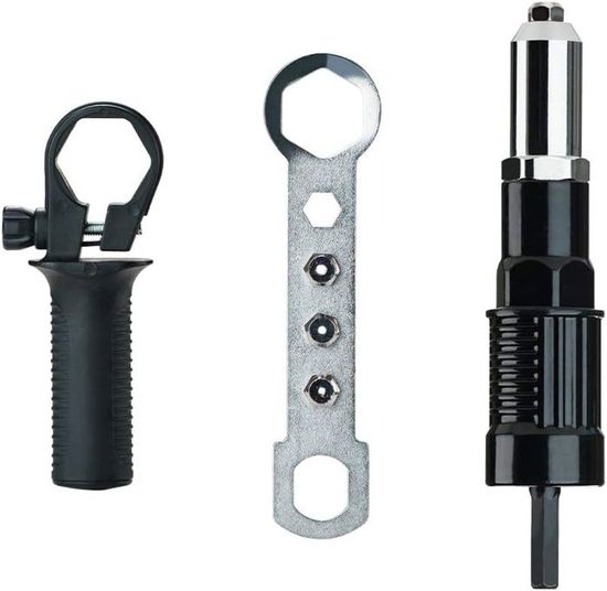 Rivet Gun Adapter Electric Rivet Professional Hand Nut for Cordless ...