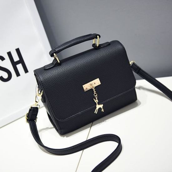 Sac femme sales noir marque