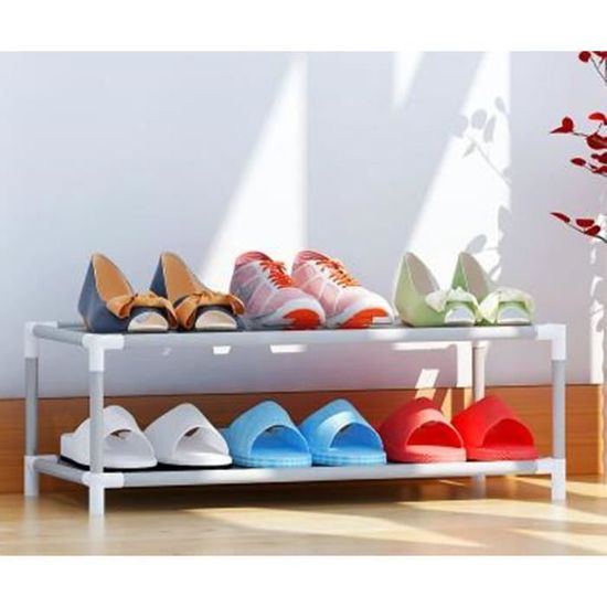 Etagere Range Chaussures 6 Paires 60 30 17cm Mode Salon Achat