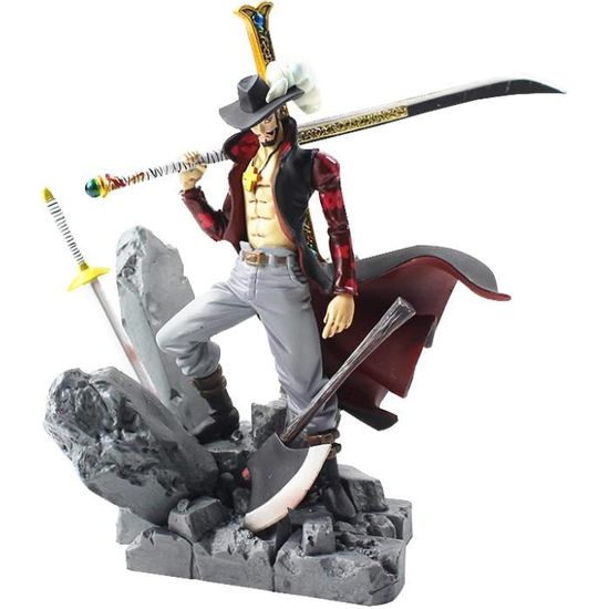 Statue Dracule Mihawk – One Piece Figurine – 30cm (11) – Attaque Noire - Collection