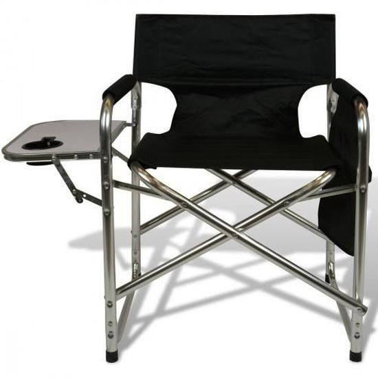 Chaise Camping Pliante Avec Tablette Laterale Cdiscount Sport