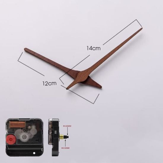 Mouvement D'Horloge Murale à Quartz 12888 Avec Contrepoids - Pour Grandes Horloges Artisanales DIY