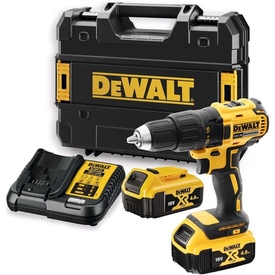 Perceuse visseuse XR 18V 4Ah T-STAK - DEWALT - DCD777M2T - Sans fil - Visseuse - 2 batteries