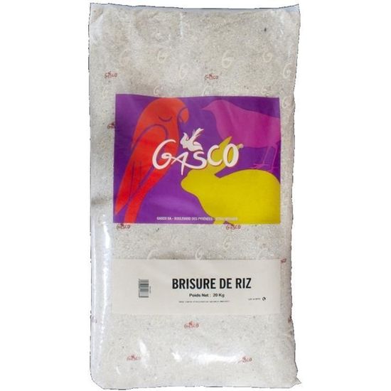 GASCO - Alimentation Chien - Brisure de riz - 20kg