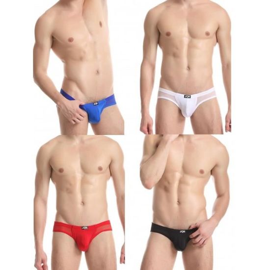 Slip Homme Effet Paquet Transparent Double Poch... Achat / Vente Slip