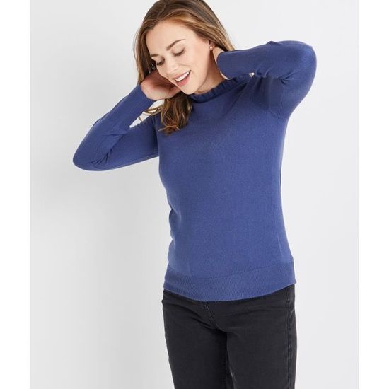 Pull Grain De Malice Noir Taille L - Paillettes Et Strass, Manches 3/4, Neuf Sans étiquette