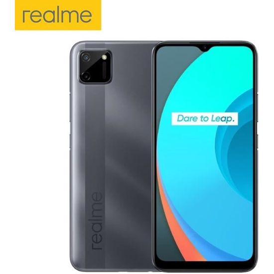 REALME C11 (2021)  Smartphone 2 Go + 32 Go - DUAL SIM - Gris