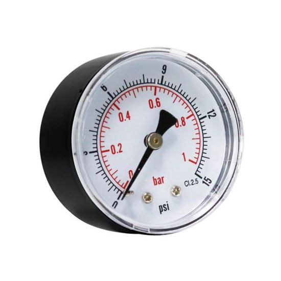 Manomètre Pression Air Comprimé 0-1200 Kpa - Diamètre 4.3 Cm - Neuf Sous Blister