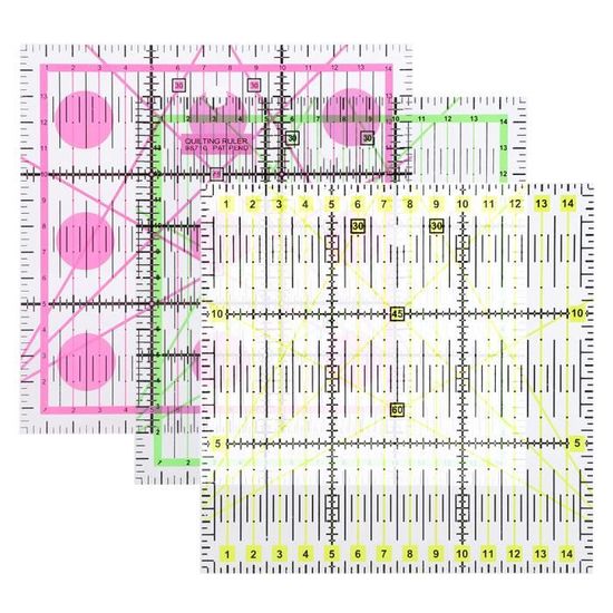 Harilla Lot De 5 Règles De Matelassage, Modèle De Couture, Forme De