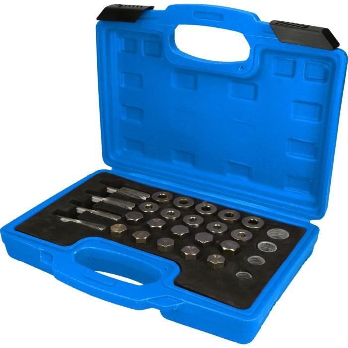 BRILLIANT TOOLS Kit de réparation à filetage pour bac à huile 64 pcs