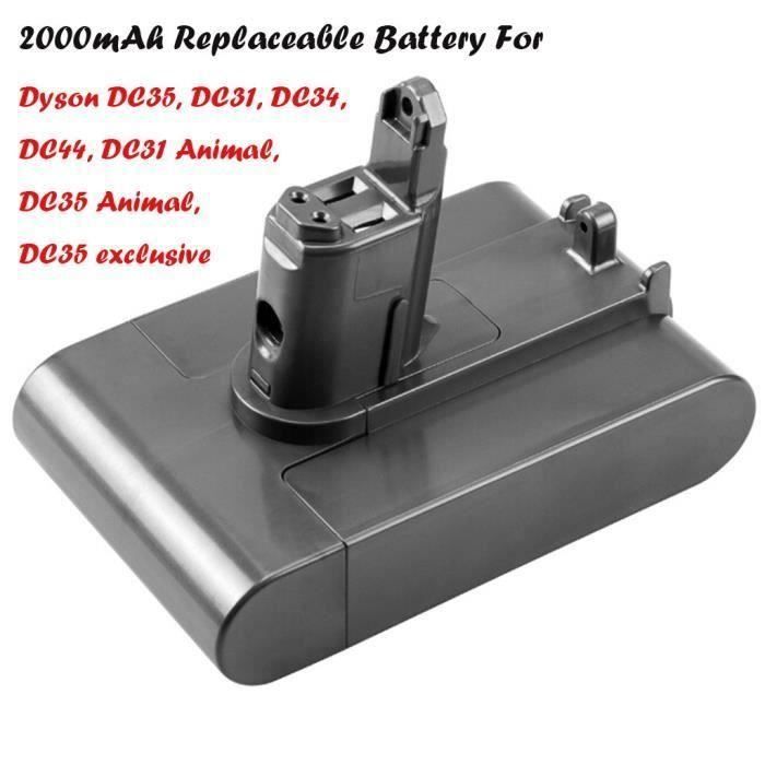 22.2V 2000mAh Li-ion de remplacement de la batterie pour Dyson DC31 - Pour DC31Animal - DC34 - DC35 @zo524