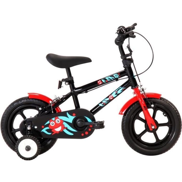 Design Furniture| Vélo pour enfants 12 pouces Noir et rouge®SZXUXE® ID Meilleur SHOP