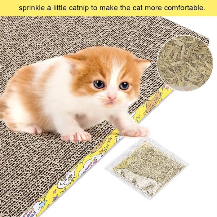 Tapis à gratter pour chat jouets planche à gratter pad tapis de lit de couchage griffe broyage -TUN