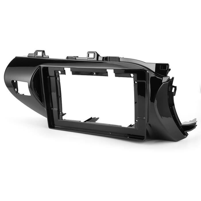 Drfeify Cadre de façade 10,1in Panneau de façade de radio de voiture cadre de navigation GPS avec cordon d'alimentation adapté