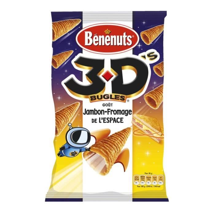 BENENUTS 3D's - Jambon , fromage 75g