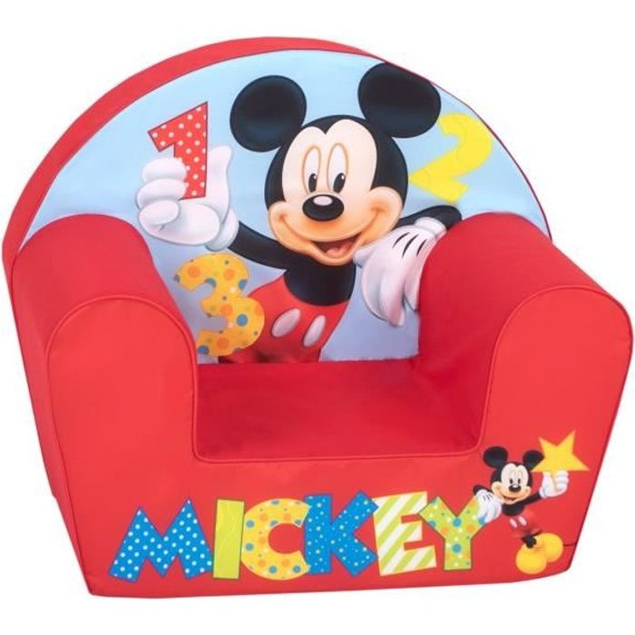 MICKEY Fauteuil Club Bébé Rouge -Disney Baby