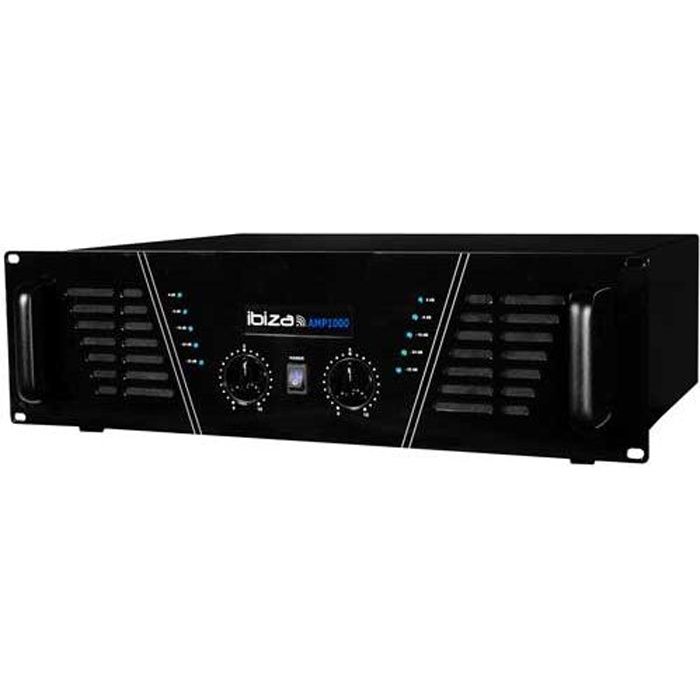 Amplificateur sono 2 x 800 W Max AMP-1000-S