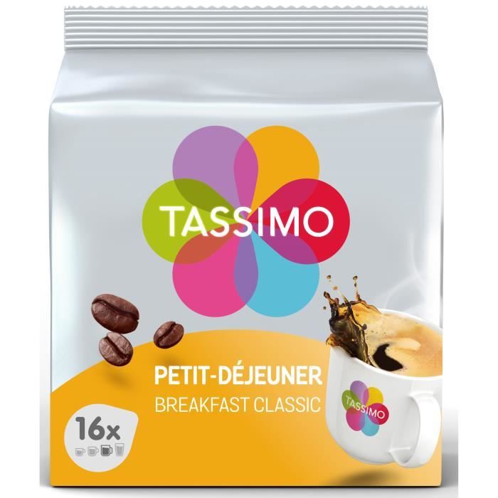 Tassimo Petit dejeuner classique café en dosettes x16 -128g