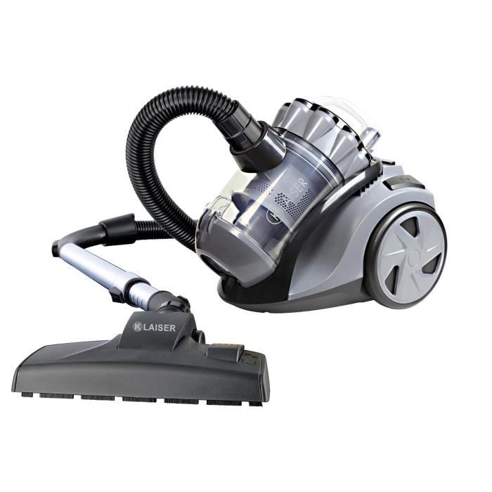 KLAISER BS112 - Puissance 1600W - Aspirateur Sans Sac Extractor Compact - Pure Air Ultra Puissant - Ultra Leger - Ultra Confort