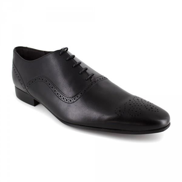 Richelieu J.Bradford Cuir Noir JB-BREIL - Couleur - Noir