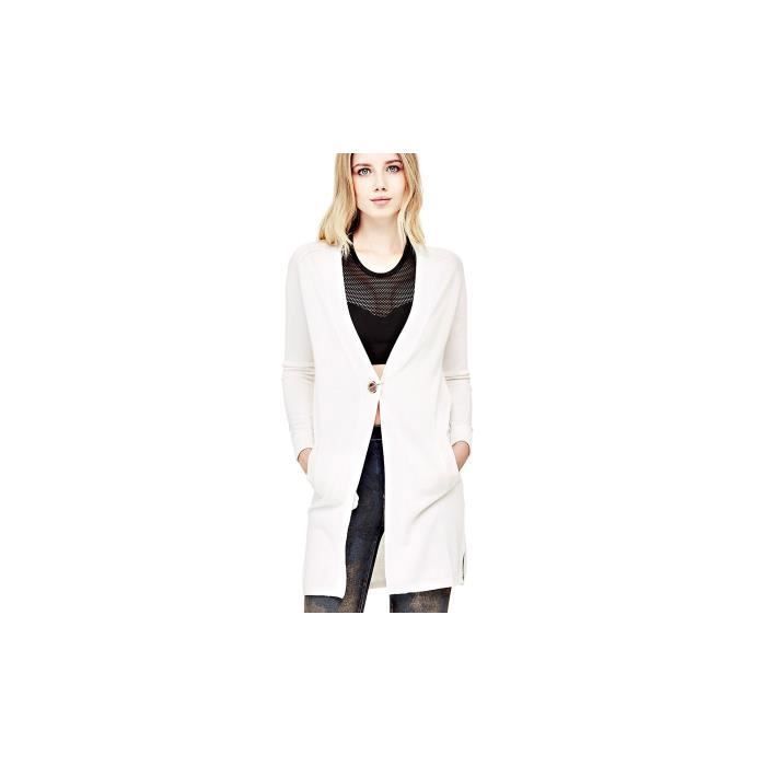 Guess Cardigan Femme Edith Blanc