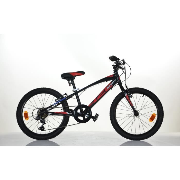 Vélo Enfant VTT Aurelia Sport 20 Pouces avec boîte de Vitesses Shimano 6 V