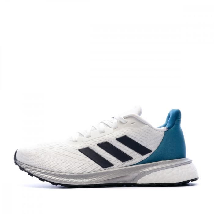 Chaussures de running blanches/bleues femme Adidas ASTRARUN
